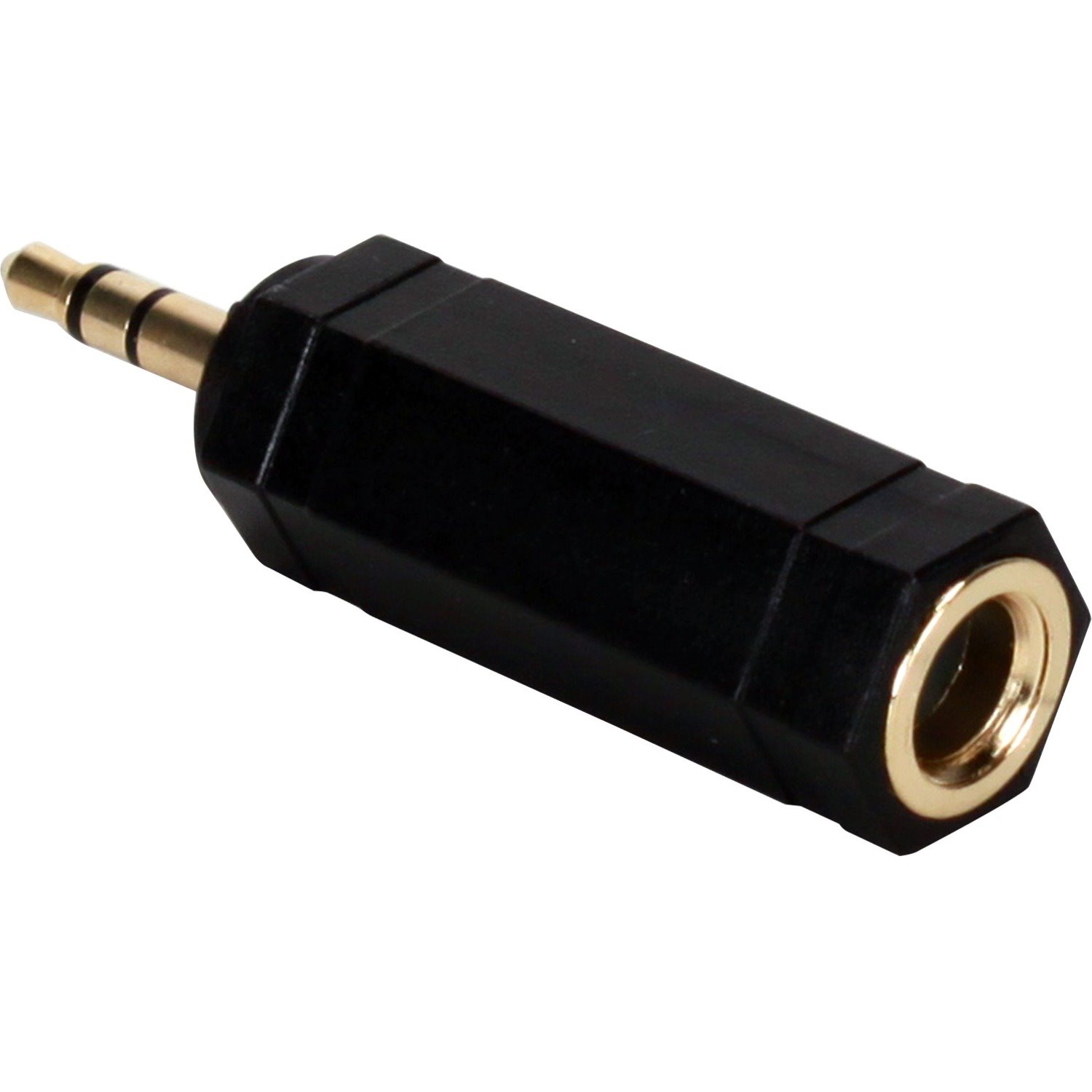 QVS 3.5mm Male to 1/4 Female Audio Stereo Adaptor