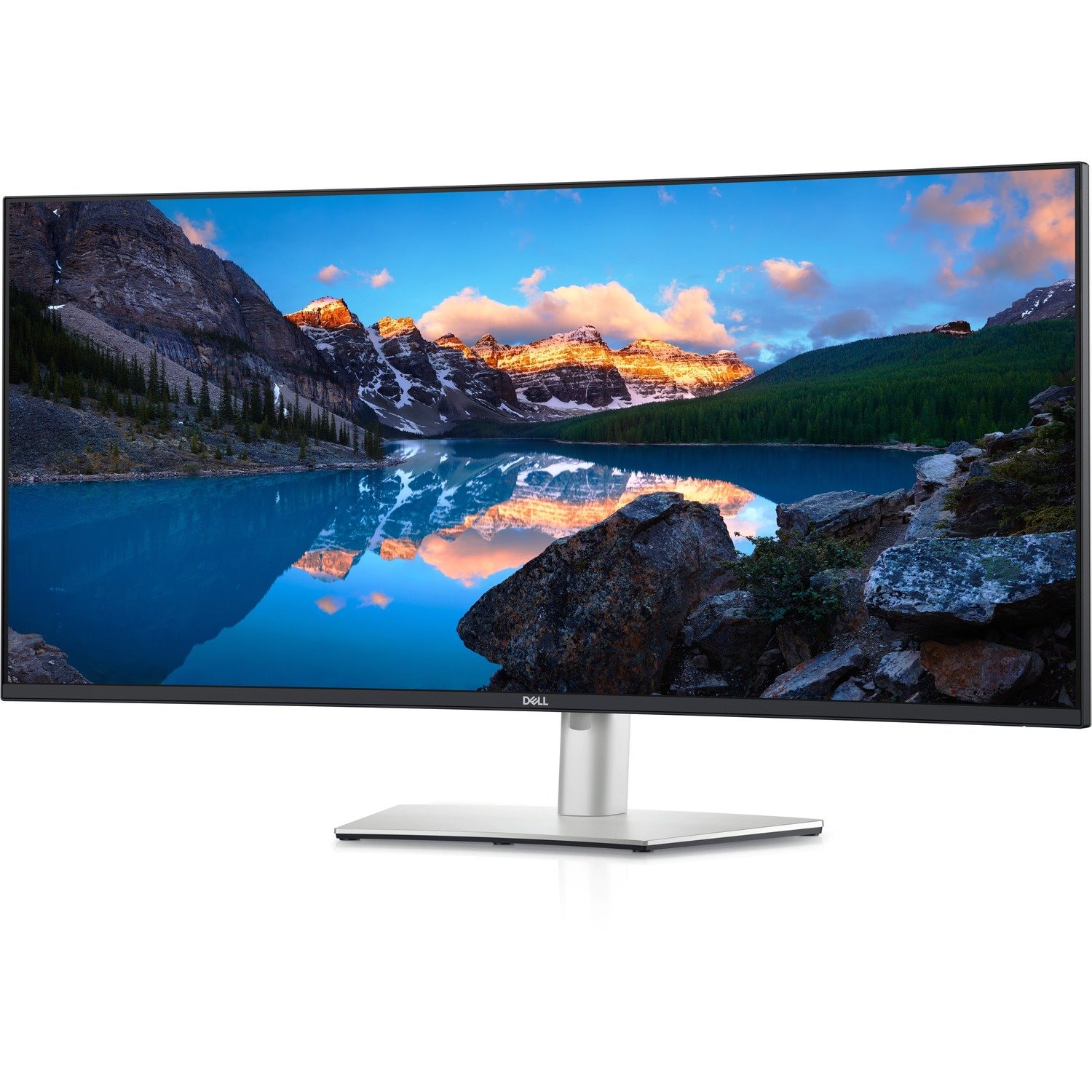 Dell UltraSharp U4021QW 40" Class 5K2K WUHD Curved Screen LCD Monitor - 21:9 - Black, Silver