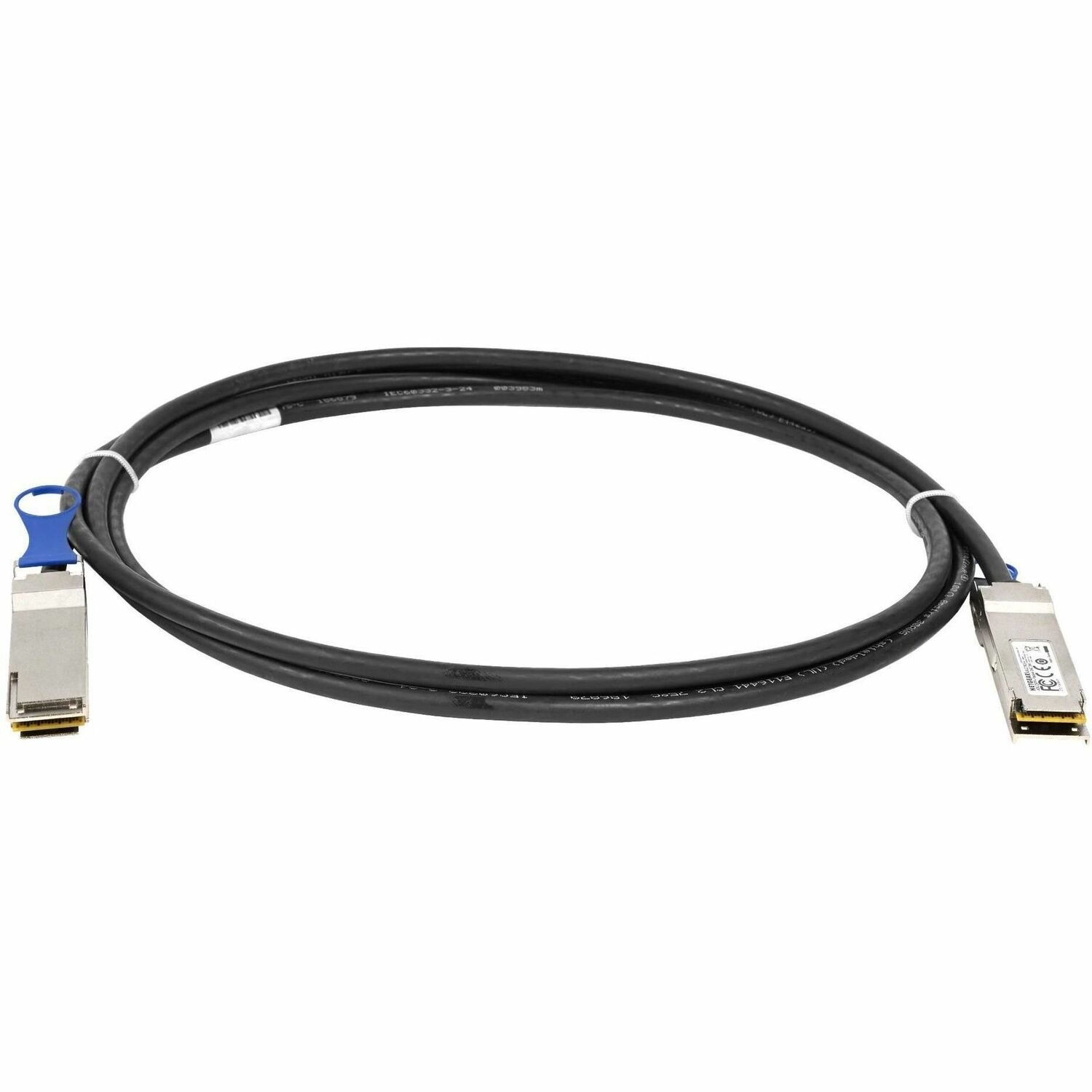 Netgear 40G QSFP+ to QSFP+ 40GBASE-CR4 3 Meter Passive DAC Cable
