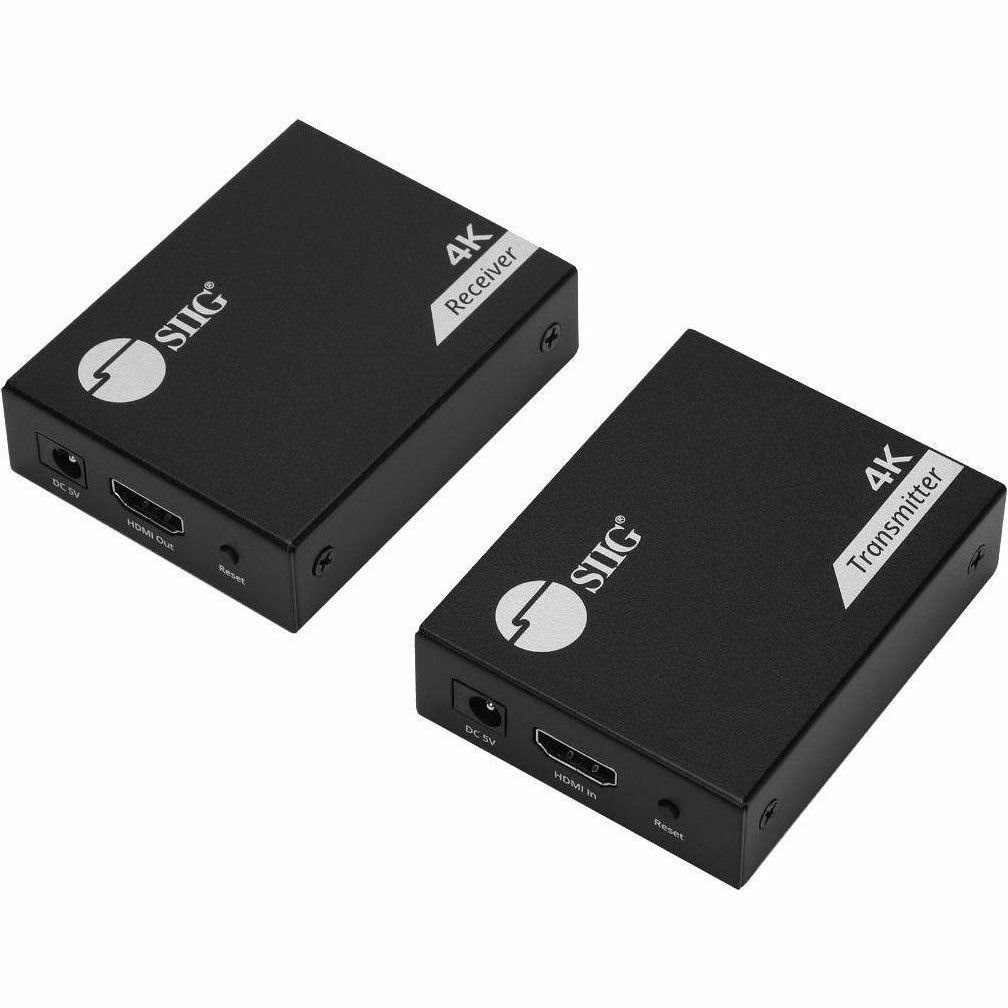 SIIG 4K HDMI USB KVM Extender over CAT6 - Up to 230 feet - Zero Latency - ESD Protection