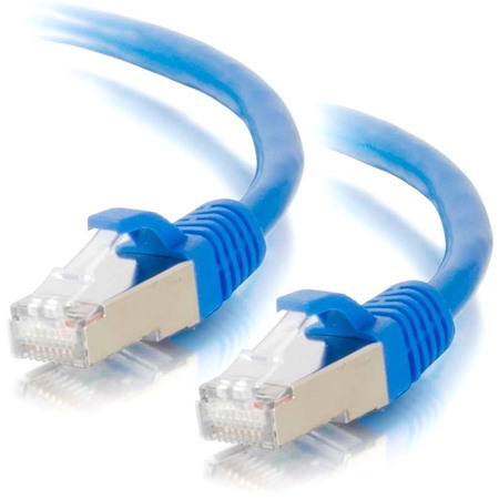 C2G 15ft Cat6 Ethernet Cable - Snagless Shielded (STP) - Blue