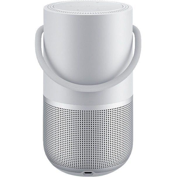 Bose Portable Bluetooth Smart Speaker - Google Assistant, Alexa Supported - Silver