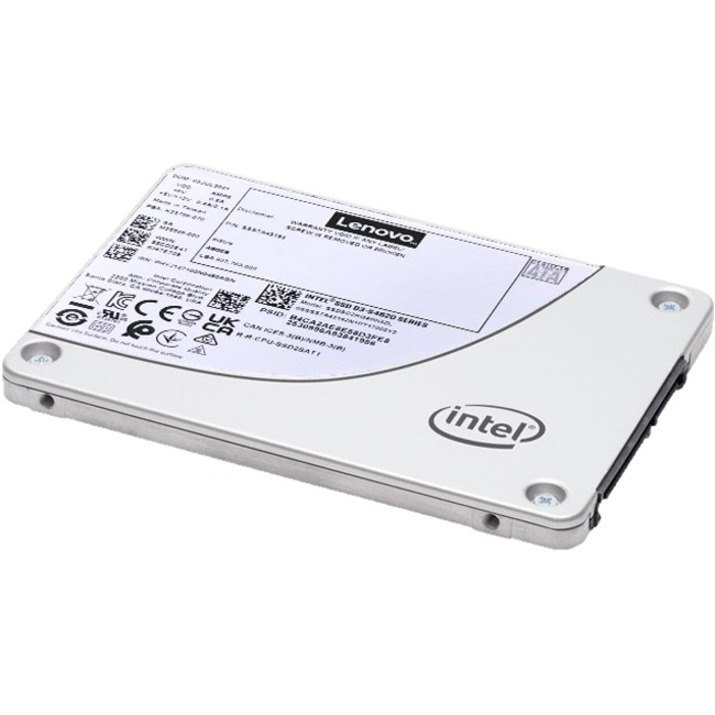 Lenovo S4520 960 GB Solid State Drive - 2.5" Internal - SATA (SATA/600) - 2.5" Carrier - Read Intensive