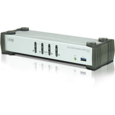 ATEN 4-Port USB 3.0 DisplayPort KVMP Switch-TAA Compliant