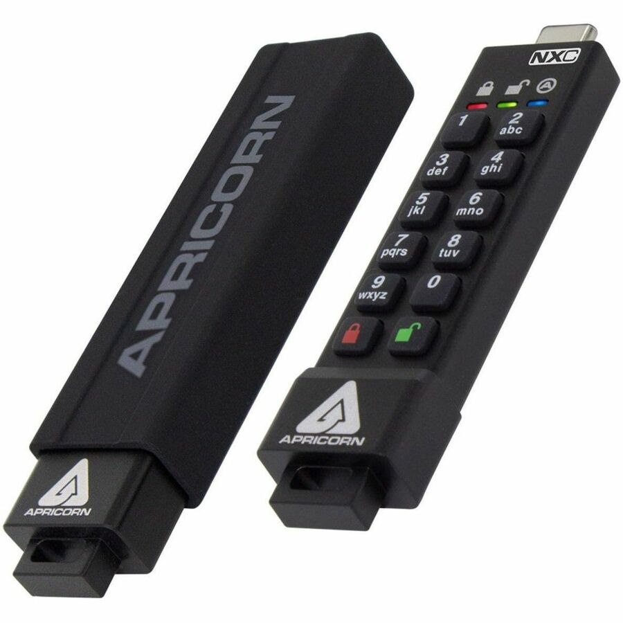 Apricorn Aegis Secure Key 3NXC 256GB USB 3.2 Type C Flash Drive