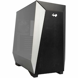 In Win Prism IW-CS-PRISM Gaming Computer Case - ATX Motherboard Supported - Mid-tower - SPCC, Tempered Glass, Glass - Black