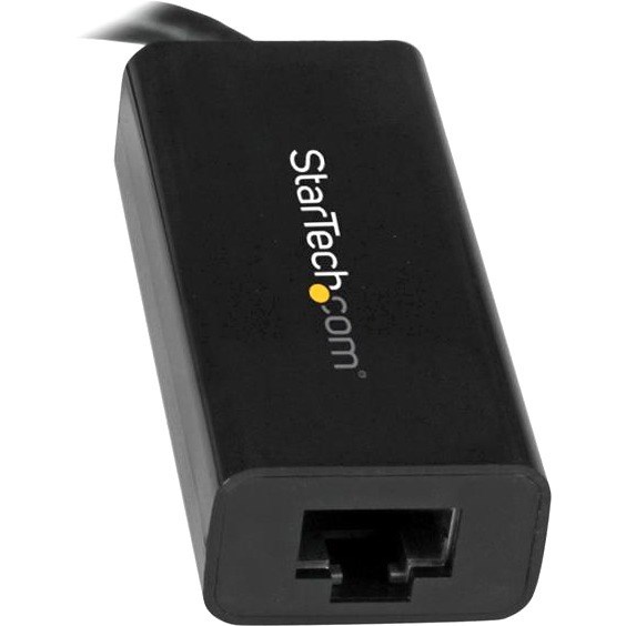 StarTech.com USB C to Gigabit Ethernet Adapter - Thunderbolt 3 - 10/100/1000Mbps - Black