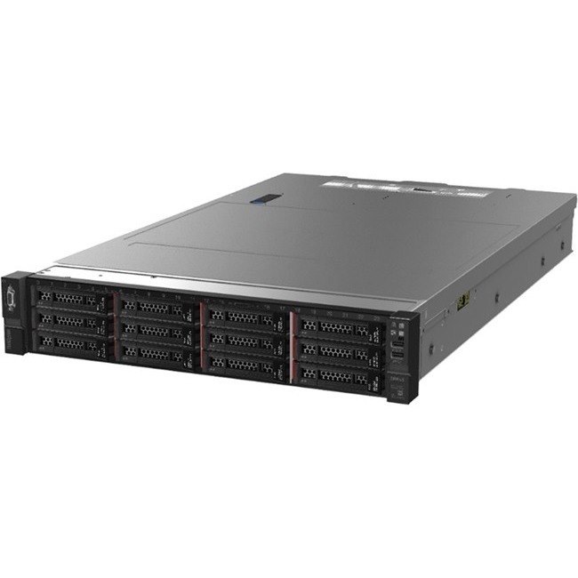 Lenovo ThinkSystem SR655 7Z01A057NA 2U Rack Server - 1 x AMD EPYC 7252 3.10 GHz - 16 GB RAM - Serial ATA Controller