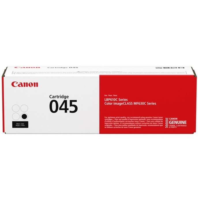 Canon 045 Original Standard Yield Laser Toner Cartridge - Black - 1 / Pack