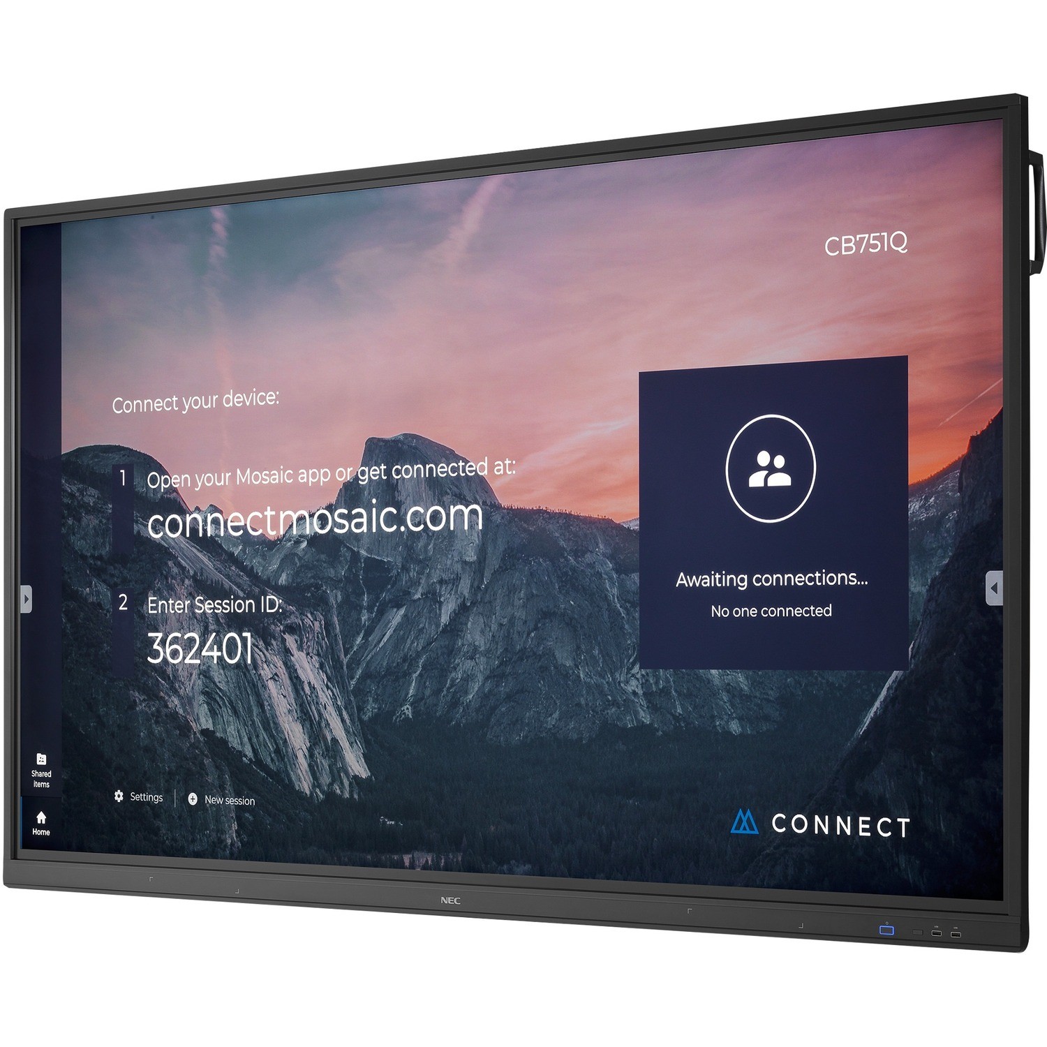NEC Display MultiSync CB751Q 75" LCD Digital Signage Display