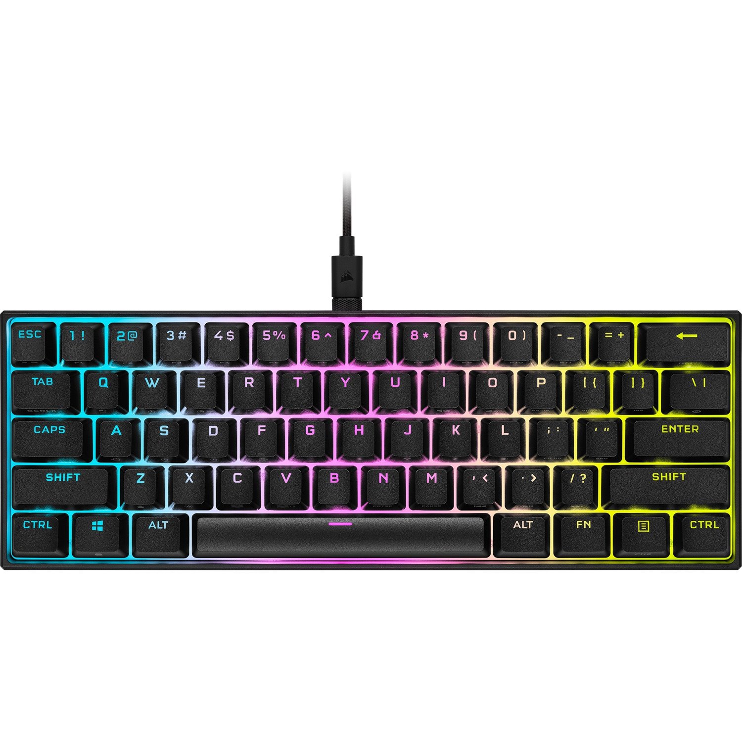 Corsair K65 RGB MINI 60% Mechanical Gaming Keyboard - CHERRY MX SPEED