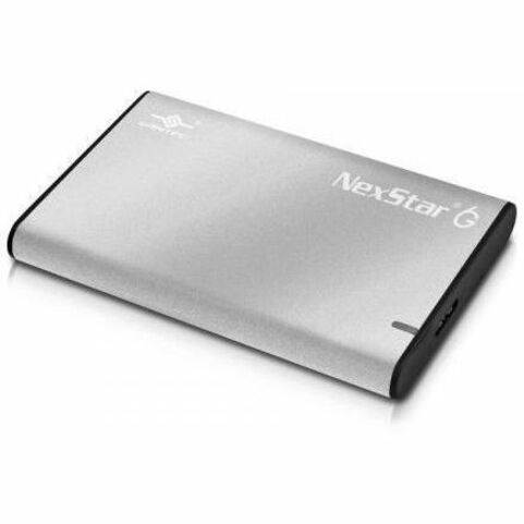 Vantec NexStar 6G NST-268S3-SV Drive Enclosure SATA/600 - USB 3.2 (Gen 1) Type Micro-B Host Interface - UASP Support External - Silver