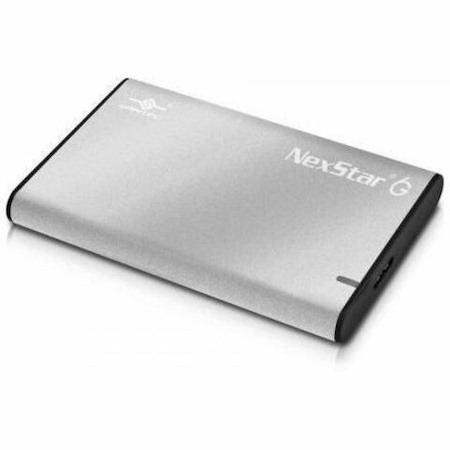 Vantec NexStar 6G NST-268S3-SV Drive Enclosure SATA/600 - USB 3.2 (Gen 1) Type Micro-B Host Interface - UASP Support External - Silver