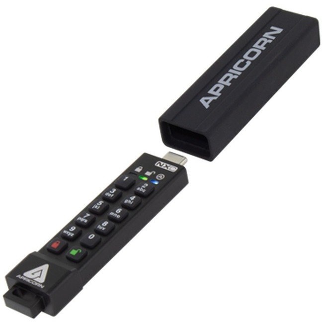 Apricorn Aegis Secure Key 3NXC 16GB USB 3.2 (Gen 1) Type C Flash Drive