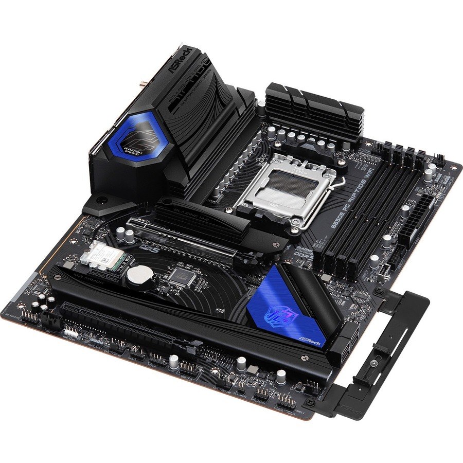 ASRock B650E PG RIPTIDE WIFI Gaming Desktop Motherboard - AMD B650 Chipset - Socket AM5 - ATX