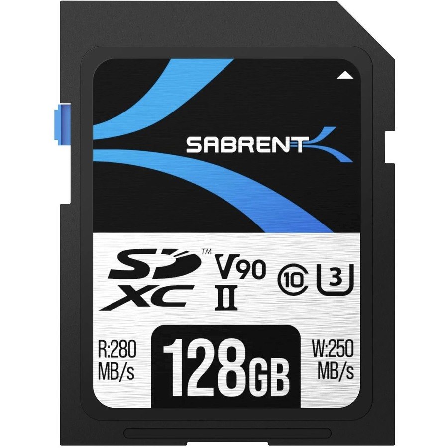 Sabrent Rocket 128 GB Class 3/UHS-II (U3) V90 SDXC