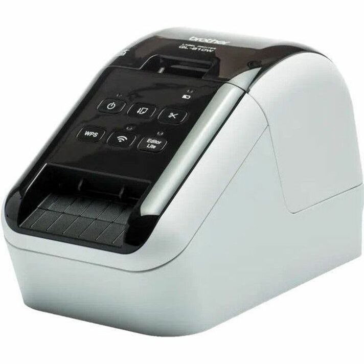 Brother QL-810WC Desktop Direct Thermal Printer - Two-color - Label Print - USB - IEEE 802.11b/g/n Wireless LAN - With Cutter