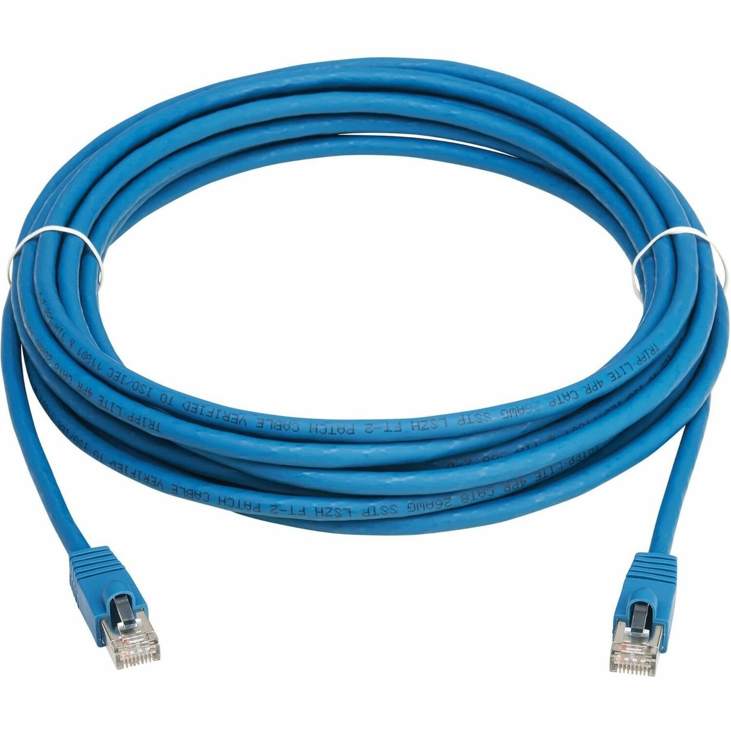 Eaton Tripp Lite Series Cat8 40G Snagless SSTP Ethernet Cable (RJ45 M/M), PoE, LSZH, Blue, 10 m (32.8 ft.)