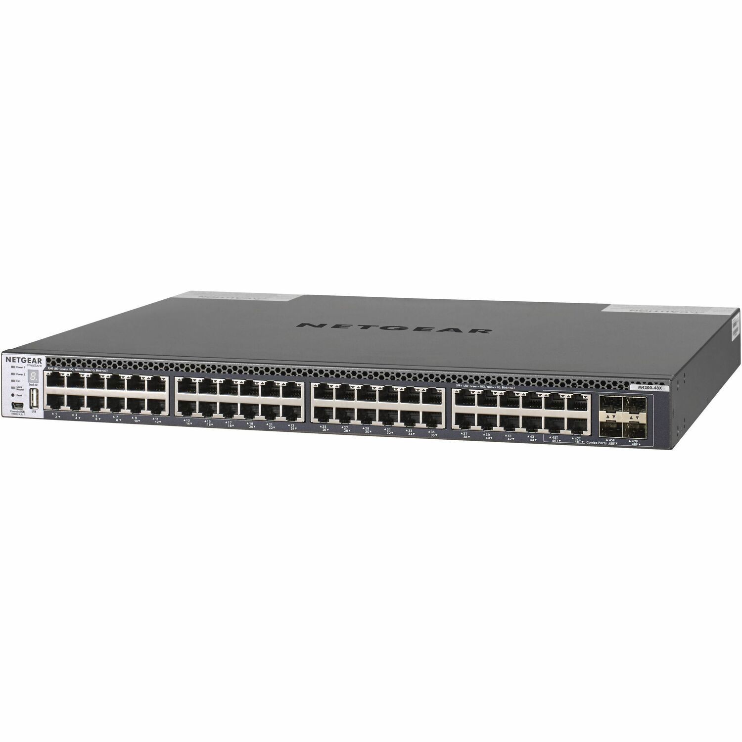 Netgear ProSafe M4300 M4300-48X 48 Poorten Beheer mogelijk L3 switch - 10GBase-T, 10GBase-X