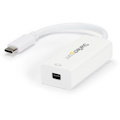 StarTech.com USB-C to Mini DisplayPort Adapter - 4K 60Hz - White - USB Type-C to Mini DP Adapter - Thunderbolt 3 Compatible