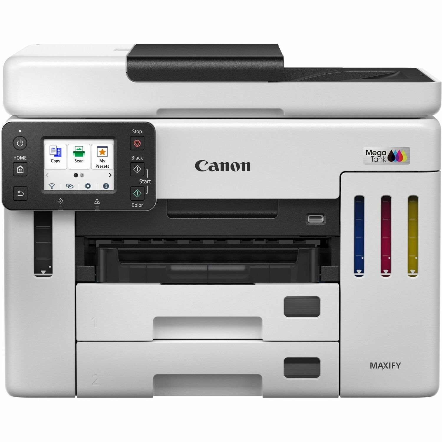 Canon MAXIFY GX7150 Wired & Wireless MegaTank Inkjet Multifunction Printer - Colour