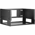 Eaton Tripp Lite Series 4U Wall-Mount Bracket with Shelf for Small Switches and Patch Panels, Hinged