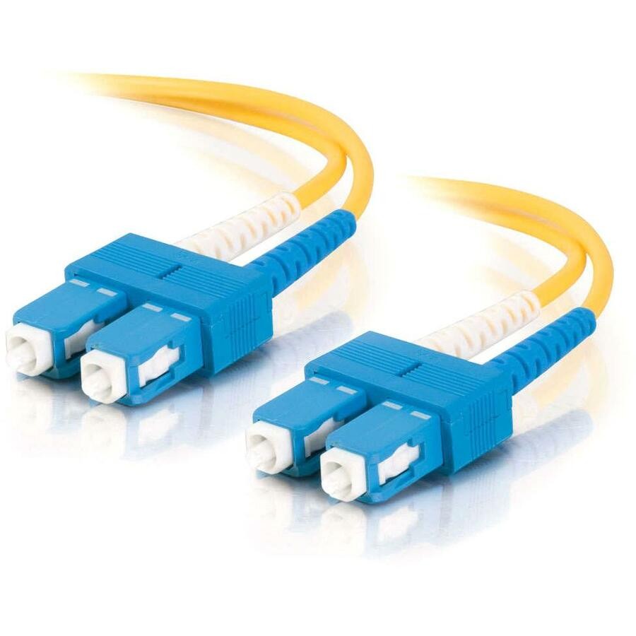 Cables To Go C2G Fiber Patch Cable, Plenum, SC-SC, 9/125, Duplex, Singlemode, 15M