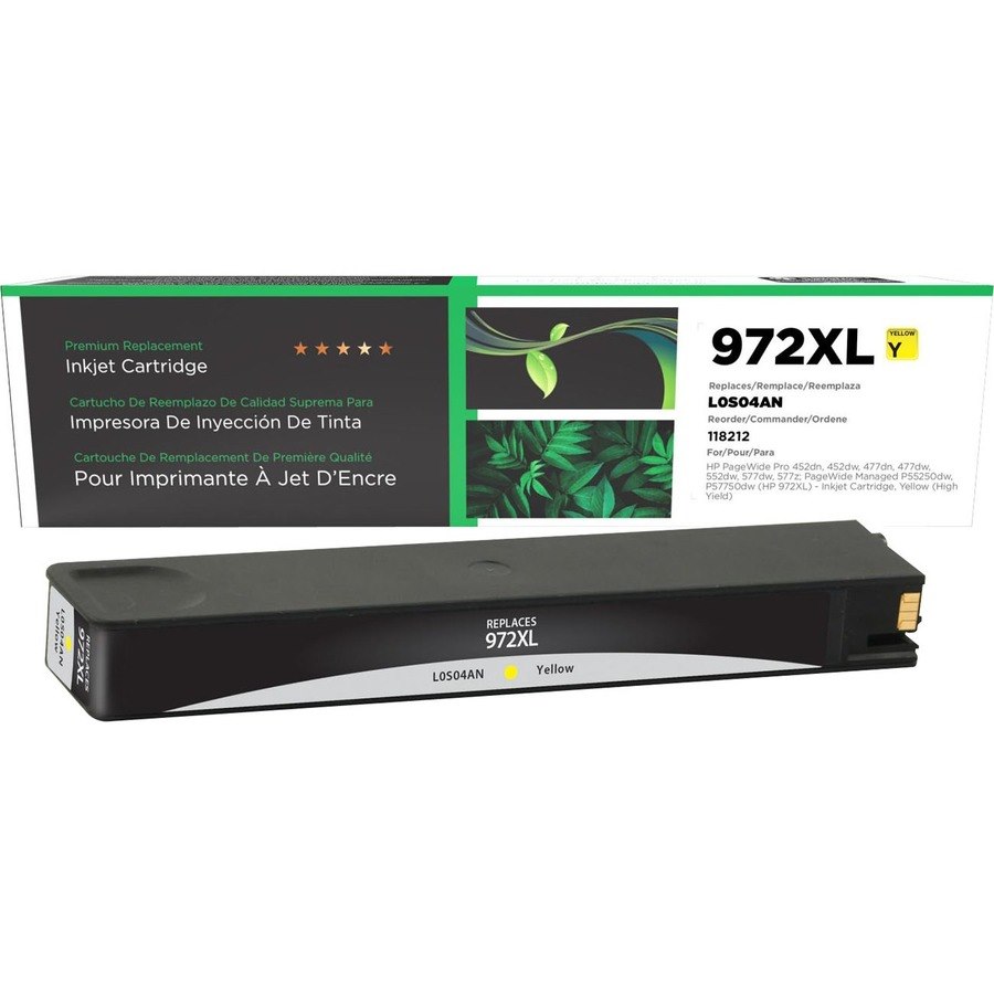Clover Imaging Remanufactured High Yield Yellow Ink Cartridge for HP 972XL (L0S04AN)