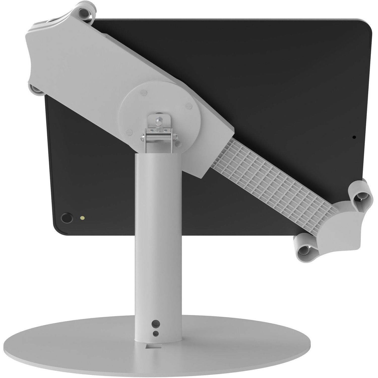 CTA Digital Universal Grip Kiosk Stand for Tablets (White)