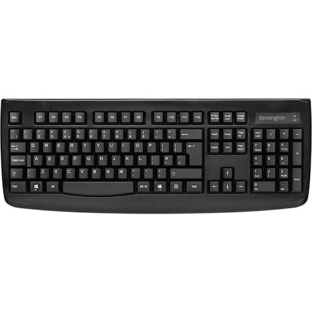 Kensington Pro Fit Keyboard - Wireless Connectivity - USB Interface - QWERTY Layout - Black