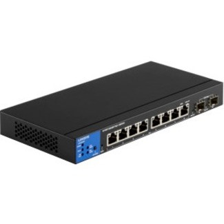 Linksys 8-Port Managed Gigabit PoE+ Switch with 2 1G SFP Uplinks