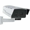 AXIS P1518-LE 8 Megapixel / 2 Megapixel Outdoor 4K Network Camera - Color - Box - White - TAA Compliant