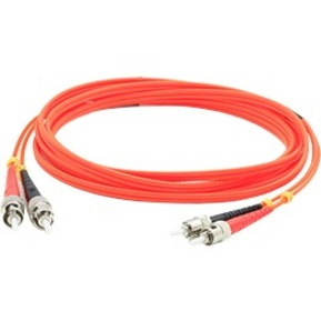 AddOn ADD-ST-ST-50M6MMF Fiber Optic Duplex Network Patch Cable