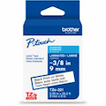 Brother Genuine P-touch TZe221 BK on WHT Label Tape, Laminated, 9mmX8m