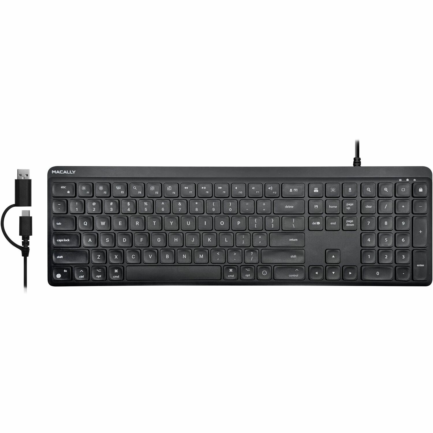 Macally Usb-C/A Keyboard For Mac Ipad