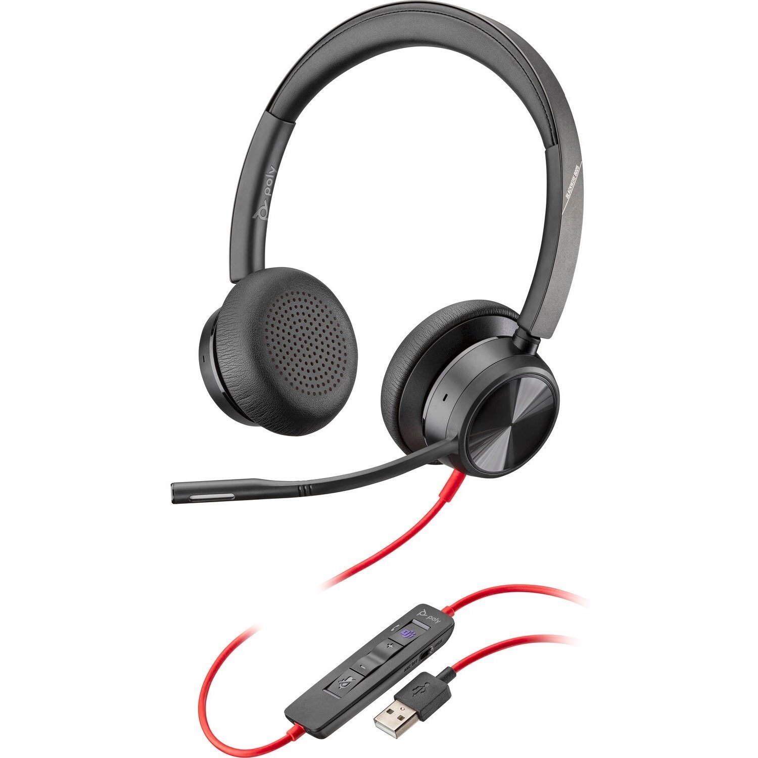 Poly Blackwire 8225 Microsoft Teams Certified USB-A Headset