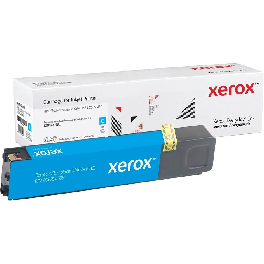 Xerox Everyday Standard Yield Laser Toner Cartridge 980 (D8J07A) - Cyan Pack