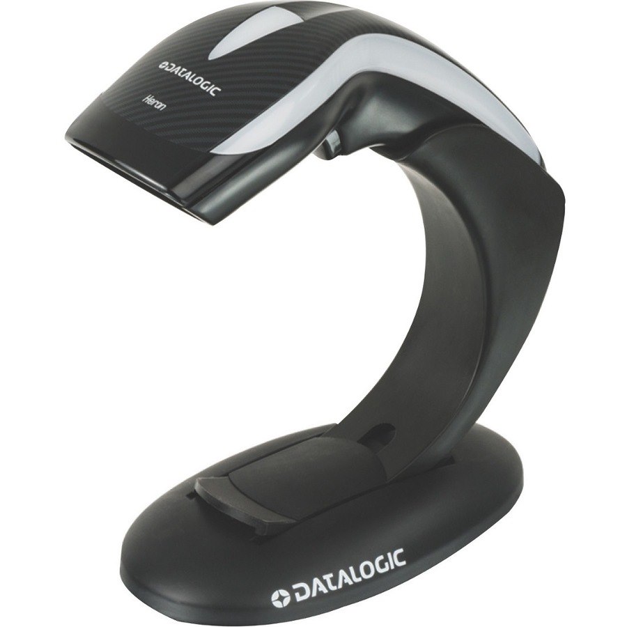 Datalogic Heron HD3130 Handheld Barcode Scanner Kit - Cable Connectivity - Black