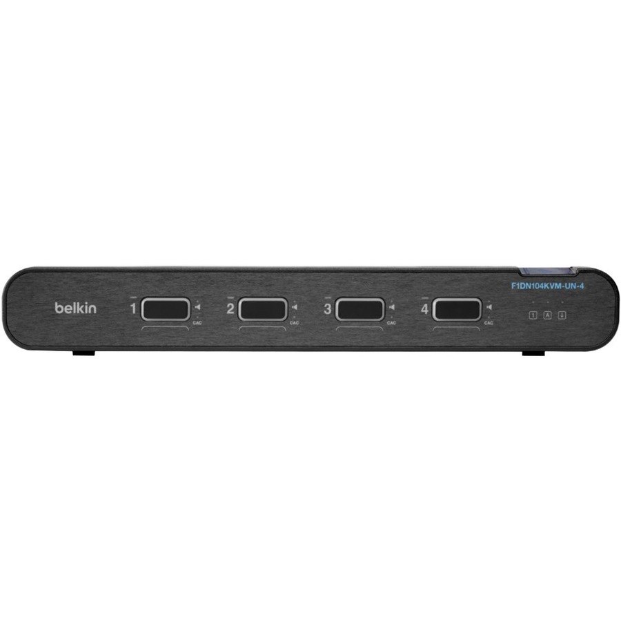 Belkin Universal 2nd Gen Secure KVM Switch, 4-Port Single Head w/ CAC