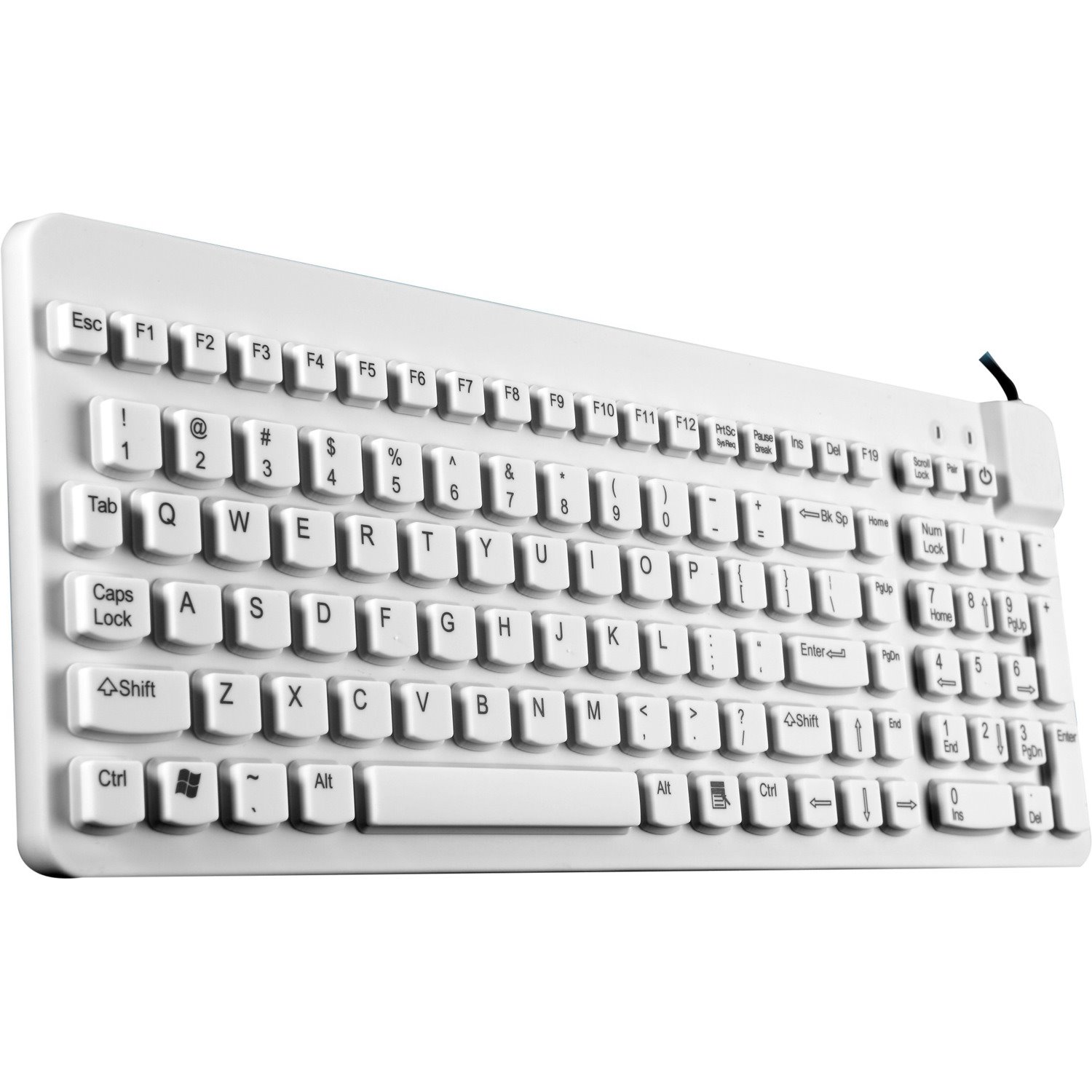 Man & Machine Premium Full Size Waterproof Disinfectable Keyboard