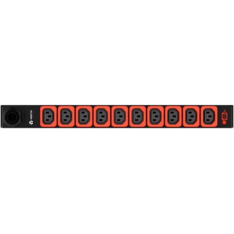 Vertiv Geist Basic Rack PDU C1646L / 14240243: (10) C13 | 16A| 230V| 2P+E (IP44)| 3.6kW| Black Powder Coat (14240243)