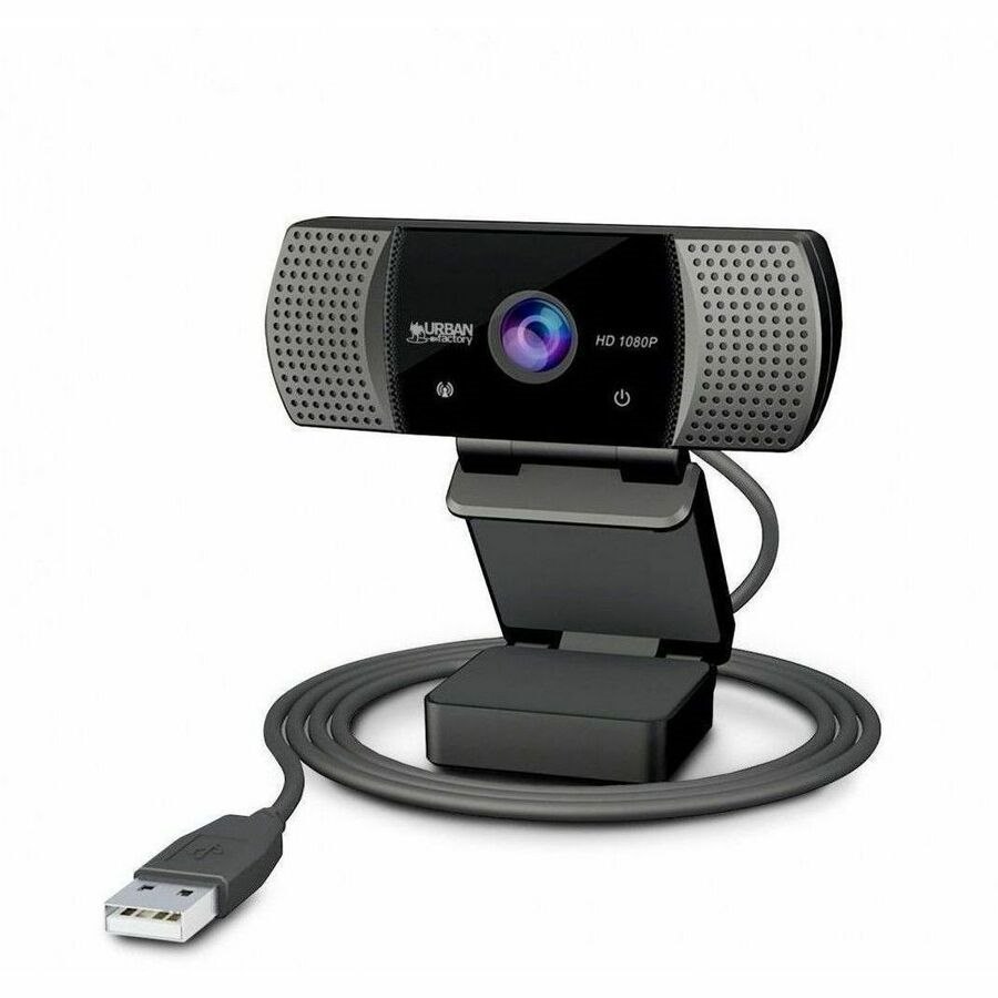 Urban Factory WEBEE Webcam - 2 Megapixel - 30 fps - Black - USB 3.0