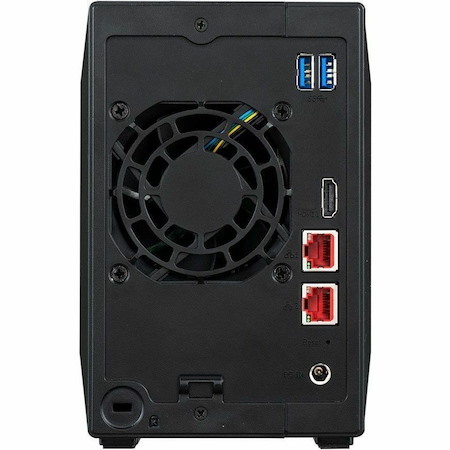 Asustor AS5402T, 2 Bay NAS, Intel Quad-Core 2.0GHz CPU, 4X M.2 NVMe SSD Slots, 2x2.5GbE Ports, 4GB DDR4 RAM, for Gaming and Live Stream, Network Attached Storage(Diskless)