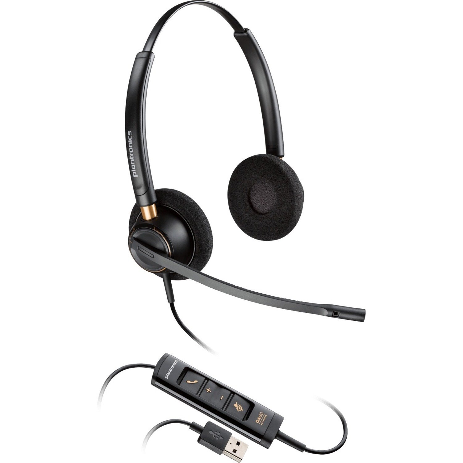 Plantronics EncorePro HW525 USB Wired Over-the-head Stereo Headset