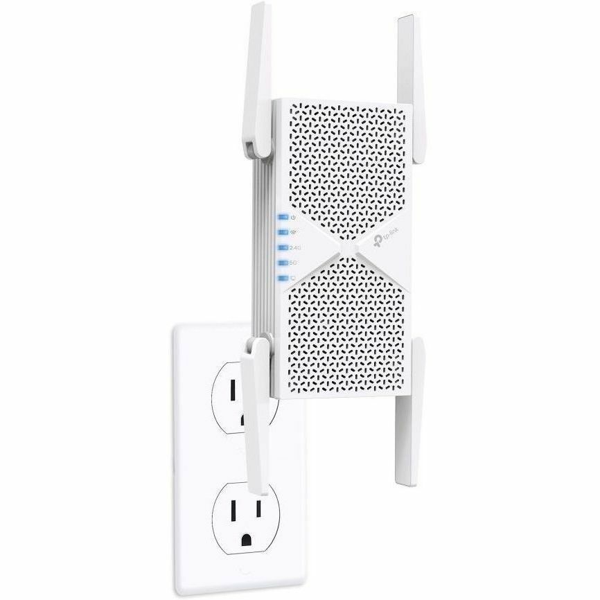TP-Link RE405BE Dual Band Wi-Fi 7 IEEE 802.11 a/b/g/n/ac/ax/be 6.50 Gbit/s Wireless Range Extender - Yes