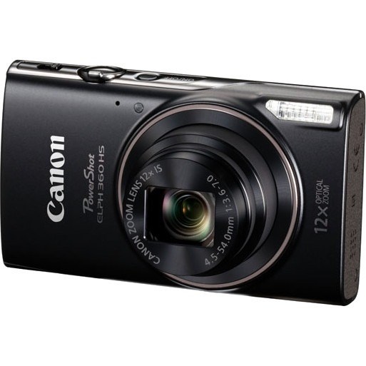 Canon PowerShot 360 HS 20.2 Megapixel Compact Camera - Black