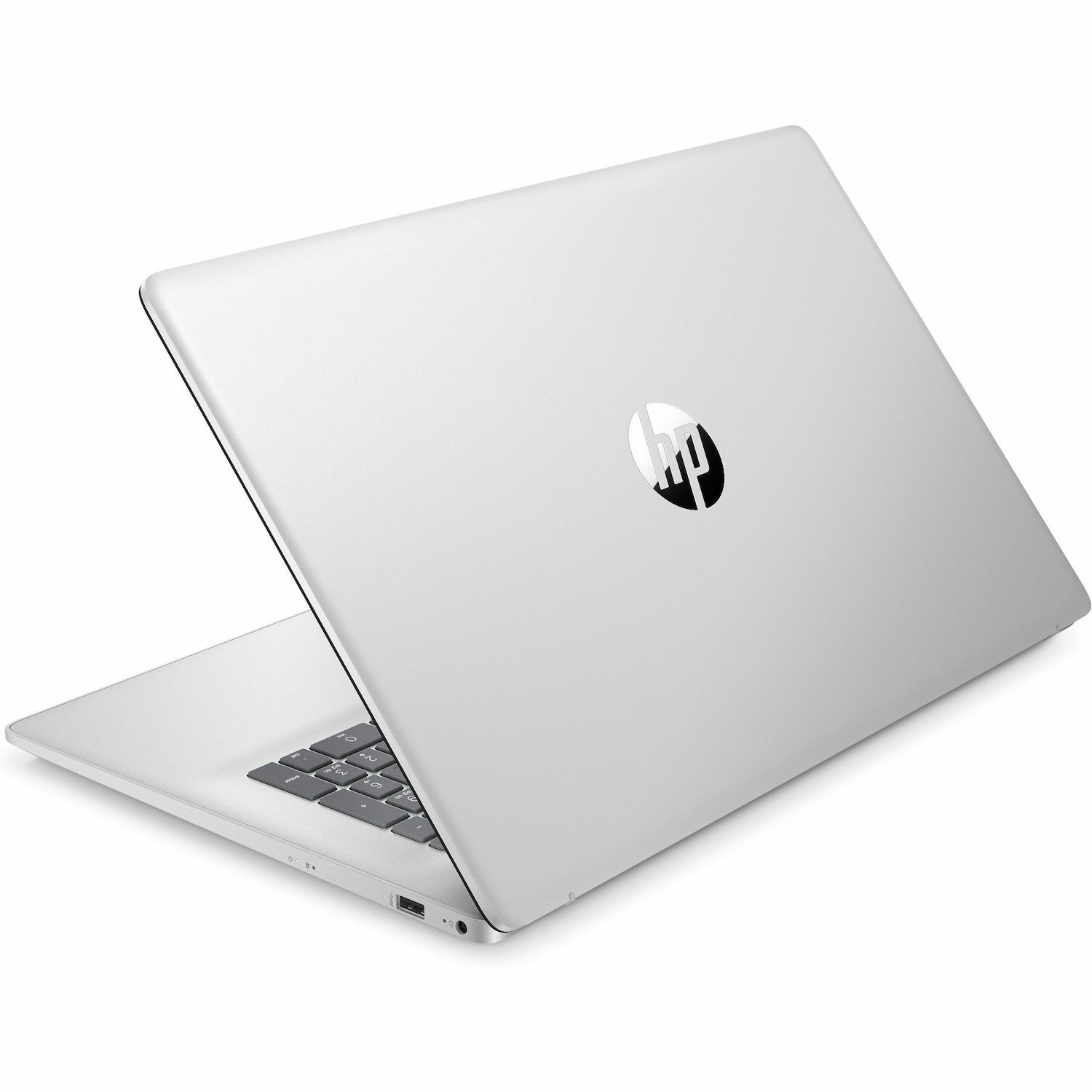 HP 17.3" Notebook - HD+ - 1600 x 900 - (Intel Core i3 12th Gen i3-1215U Hexa-core (6 Core) - 8 GB Total RAM - 256 GB SSD - Natural Silver