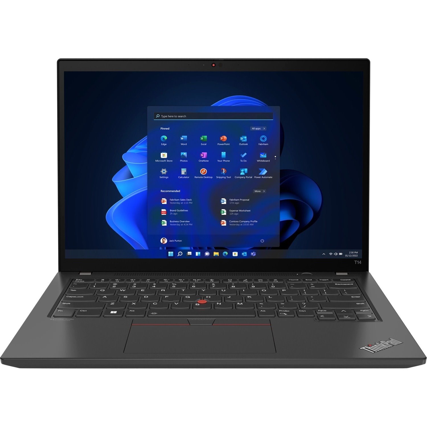 Lenovo ThinkPad T14 Gen 3 21AH00C1AU 14" Notebook - WUXGA - Intel Core i7 12th Gen i7-1255U - 16 GB - 512 GB SSD - Thunder Black