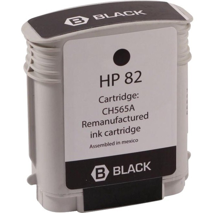 WF Remanufactured High Yield Black Wide Format Ink Cartridge for HP 82 (CH565A)