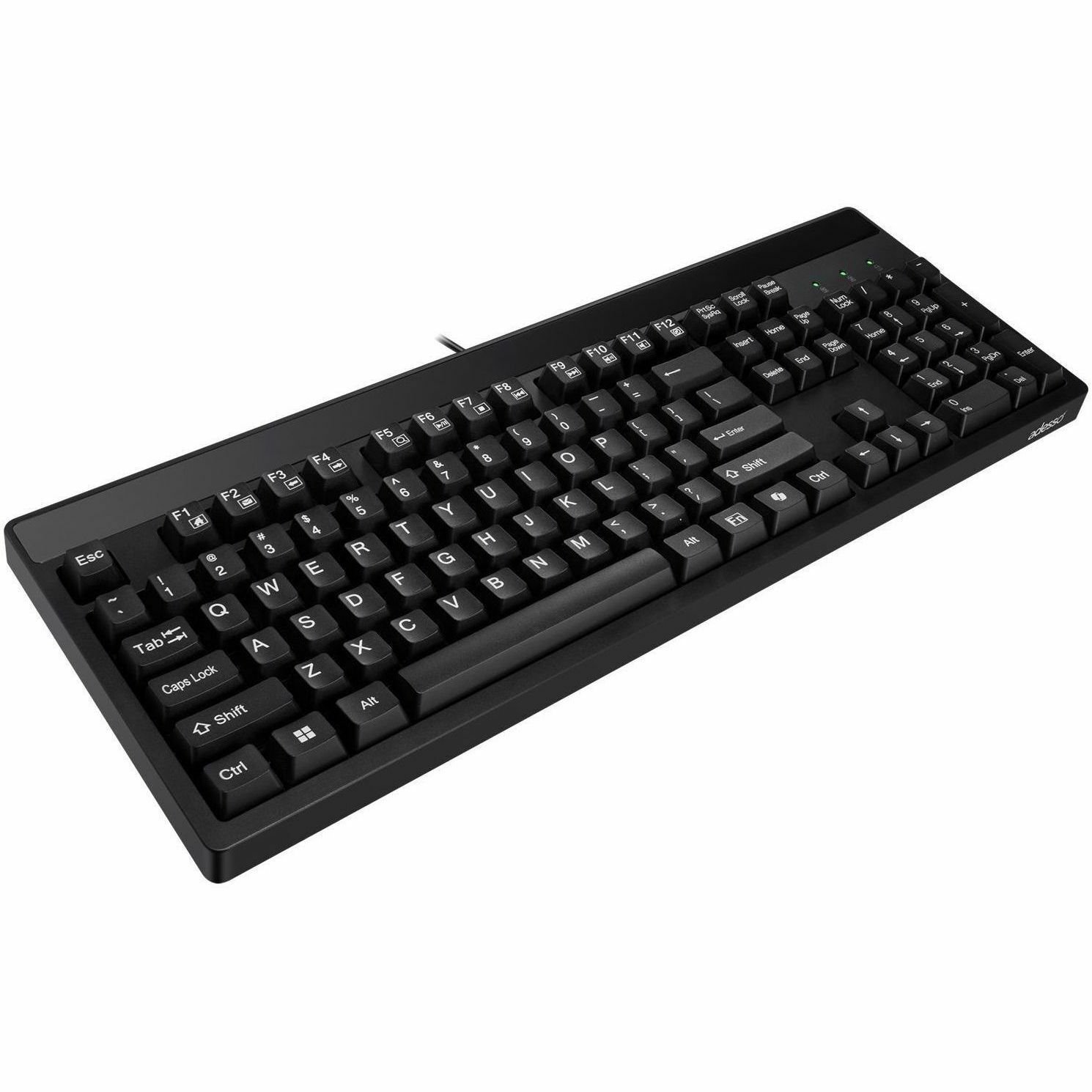 Adesso EasyTouch 130 Full Sized Wired Mechanical Keyboard With CoPilot AI Hotkey